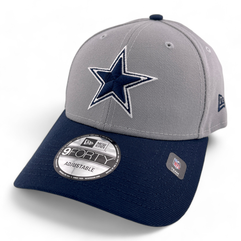 New Era Dallas Cowboys NFL The League Grey/Navy Blue 9Forty‎ Adjustable Hat Cap